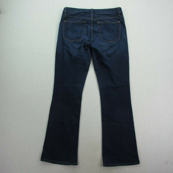 CC - Gap Perfect Boot Jeans Womens 28 Regular Dark Wash Mid Rise Bootcut Stretch - Picture 2 of 6